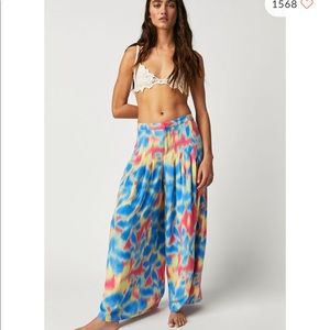 Free People Wild Child Pleated Pant